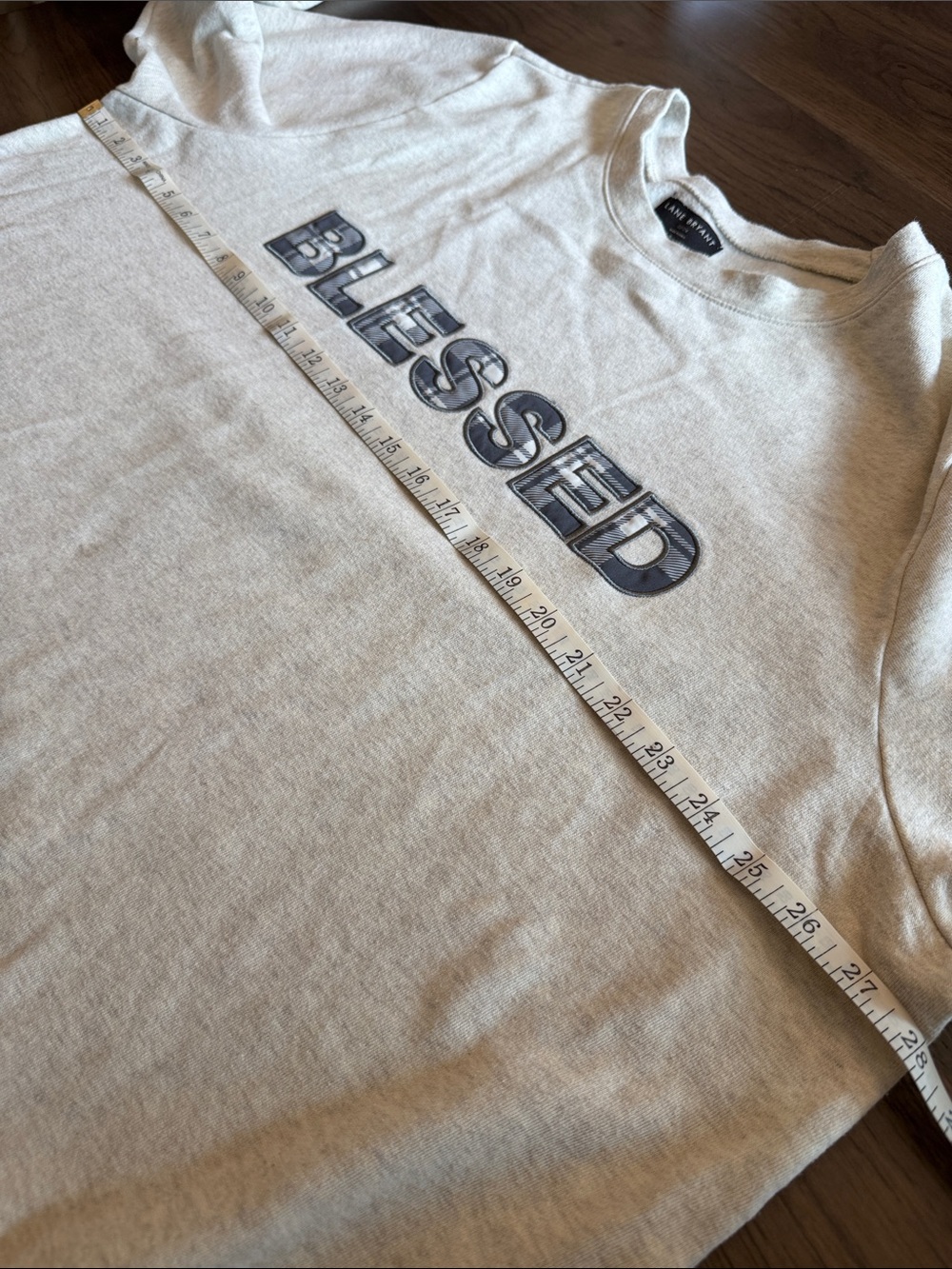 Lane Bryant Women's 22/24 Crewneck "Blessed" Sweatshirt - Picture 5 of 9